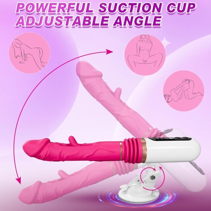 Adult Sex Toys Sex Machine - Sex Toys Thrusting Dildo for Women Couple Pleasure, Dildos Vibrator with Automatic Vibrating & Thrusting & Flapping, Womens Sex Toys Anal Dildo Machine Thrusting Vibrator - Image 7
