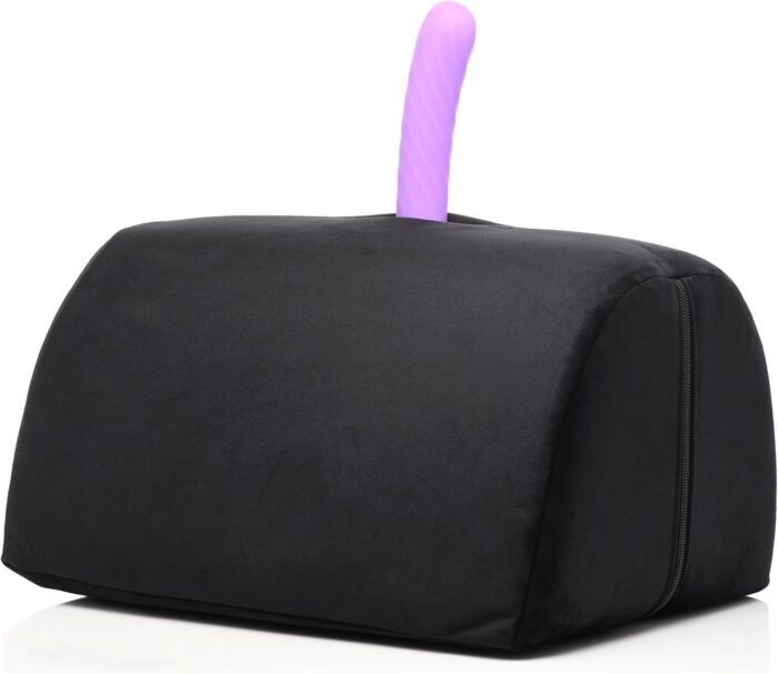 Bedroom Bliss Love Toy Cushion for Men, Women & Couples. Great for Sexual Positioning & Deep Penetration, Saddle-Style Mount with Toy Pocket. High-Density Foam. Easy to Clean Covers. 1 Piece, Black - Image 5