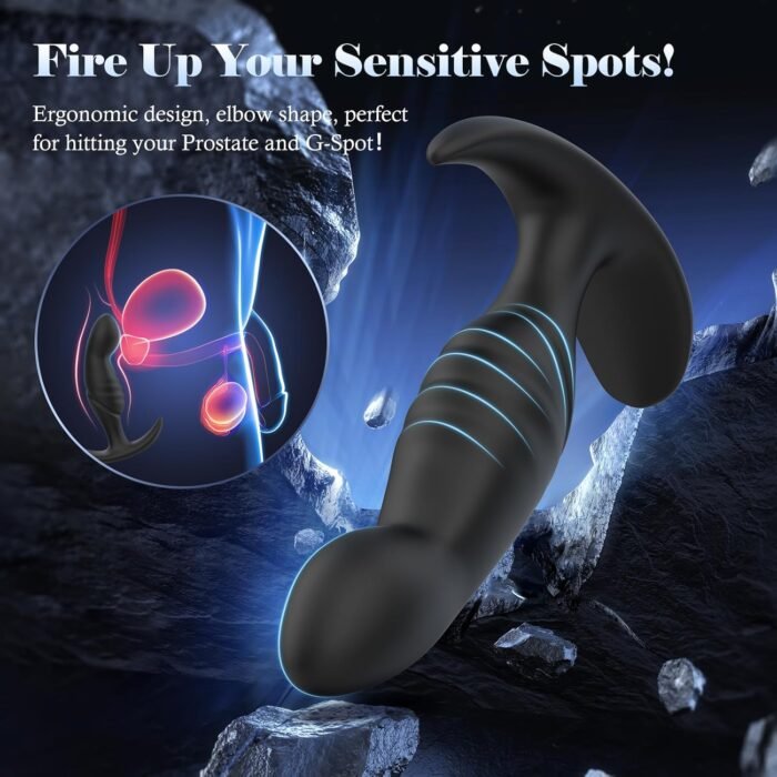 4PCS Anal Plug Adult Sex Toys, Silicone Butt Plug Set for Beginners, Advanced Users, Anal Dildo Training Kit Sex Toys for Man, Women and Couple with Flared Base Prostate Toys - Image 3