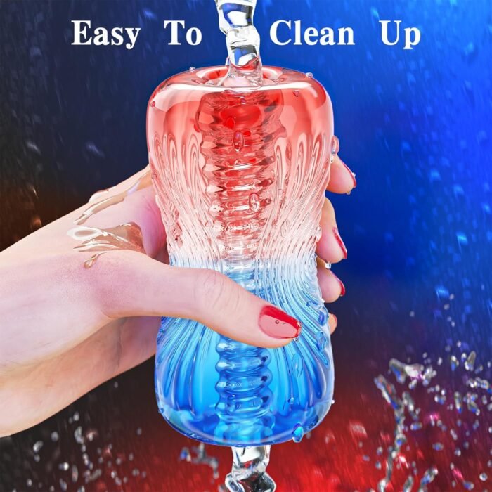 Male Masturbator Sex Toys - Adult Sex Toy Pocket Pussy, TPE Male Masturbation Sleeve, Penis Training Vagina Sex Toy for Men, 3D Realistic Texture Spiral Tunnel Stroker, Couple Sex Toy & Game - Image 7