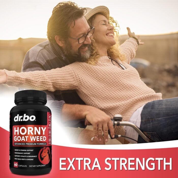 Horny Goat Weed For Men and Women - 1590mg Extra Max Male Enhancement, Stamina, Endurance, Performance - Maca Root, Tribulus, Muira Puama, L Arginine Ginseng Hornygoatweed for Men & Women - 60 Pills - Image 5