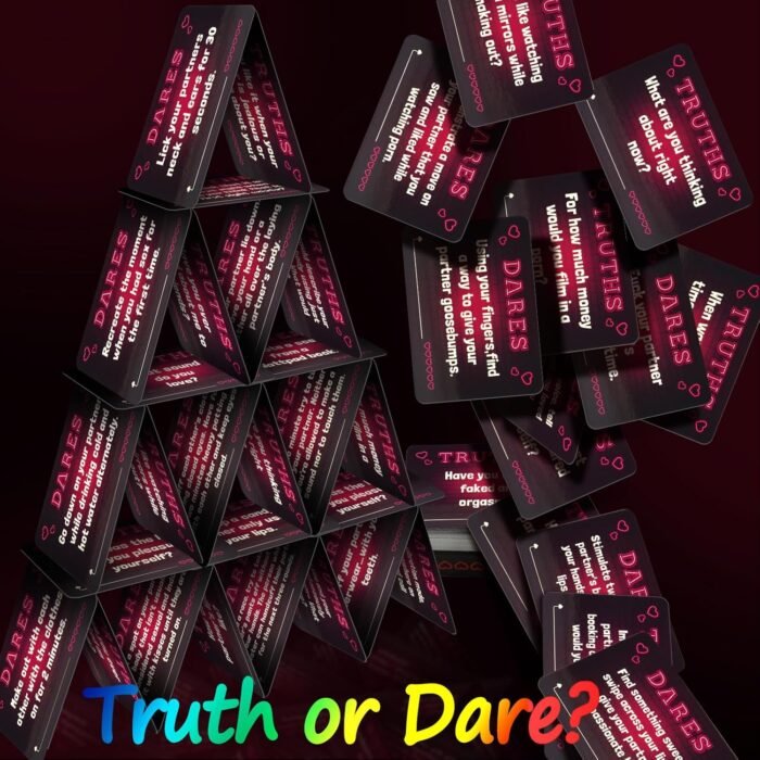 Truth or Dare Sex Card Game Intimacy Date Night Deck Naughty Party Game Sex Toy Adventurous Playing Cards Erotic Bedroom Game for Couple Lover - Image 2