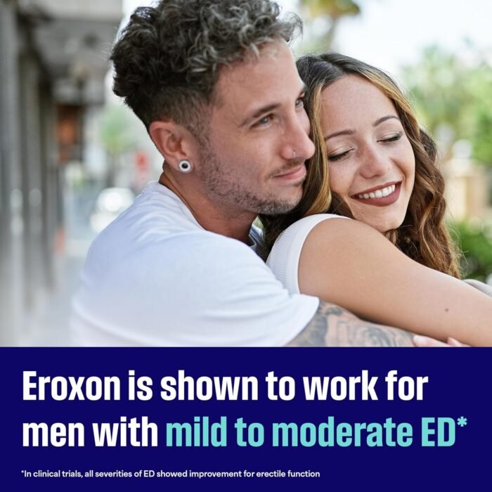 Eroxon Erectile Dysfunction Treatment Gel, New Clinically Proven Topical Gel, Helps Get an Erection Within 10 Minutes, 4 Single Use Tubes - Image 3