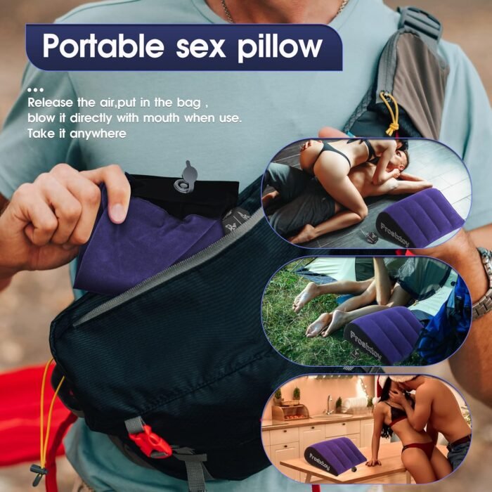 Sex Toys Couples Pillow Dice Game-for Sex Position Cushion Inflatable Ramp Positioning for Deeper Position Support Pillow Men Women Couples - Image 4