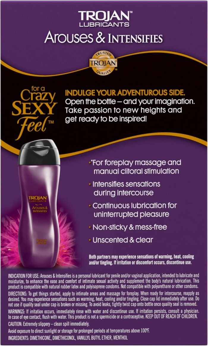 Trojan Lubes Arouses & Intensifies Personal Lubricant, 3 oz. - Image 9