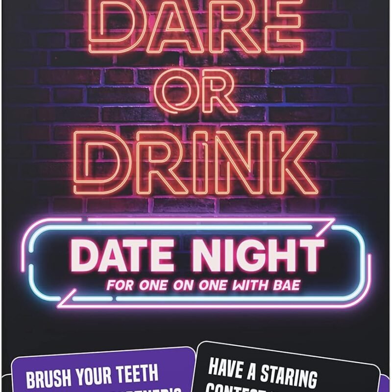 “Date Night” Party Card Game, Fun Adult Couples Games for Date Night, Intimate, Engaging, and Playful Dares, Challenges & Hilarious Questions