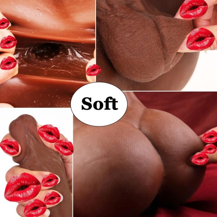 8LB Male Sex Doll with Flexible Dildo Realistic Sex Huge Cock, Torso Sex Dolls for Women 7.9 in Cock Female Masturbation Unisex Masturbator Tight Anal Adult Toy for Men Couple Women Gay Sex Toy - Image 5