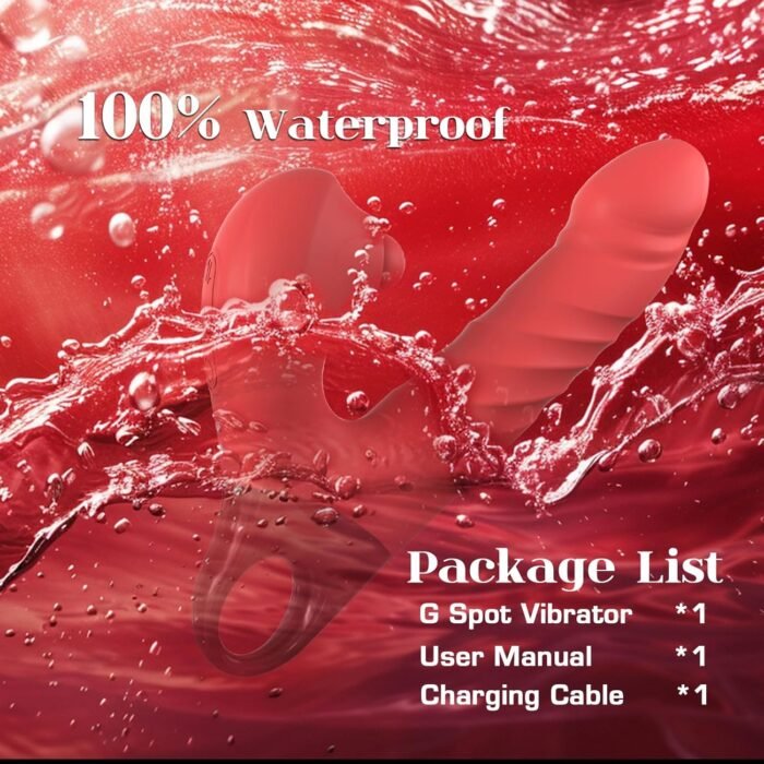 Thrusting Vibrating Dildo, 3 in 1 Female G Spot Vibrator with Clitoral Stimulator, Women Adult Sex Toys 3 Thrust 5 Pulsating 10 Vibrating Modes, YUKZEN Rabbit Sex Toy Dildo for Women Couples Pleasure - Image 6