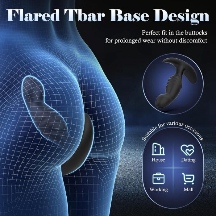 4PCS Anal Plug Adult Sex Toys, Silicone Butt Plug Set for Beginners, Advanced Users, Anal Dildo Training Kit Sex Toys for Man, Women and Couple with Flared Base Prostate Toys - Image 7