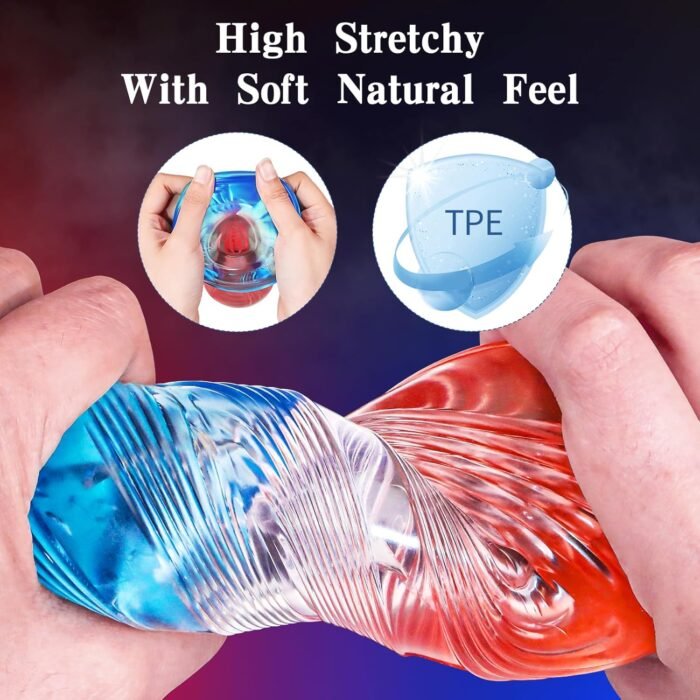 Male Masturbator Sex Toys - Adult Sex Toy Pocket Pussy, TPE Male Masturbation Sleeve, Penis Training Vagina Sex Toy for Men, 3D Realistic Texture Spiral Tunnel Stroker, Couple Sex Toy & Game - Image 4