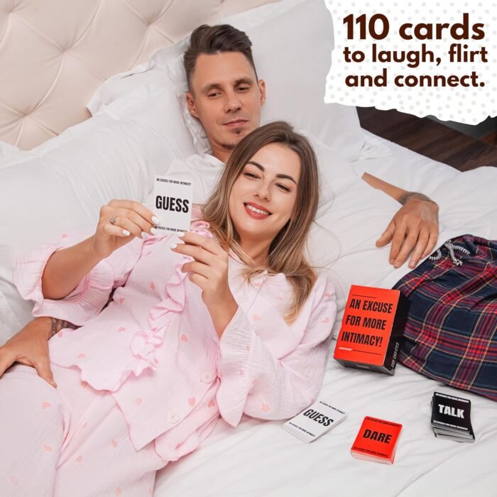 Romantic Couples Games for Adults - Fun Card Games for Date Night - an Excuse for More Intimacy - Perfect Couples Gift Ideas for Connection - Spicy Dares and Questions - Image 6