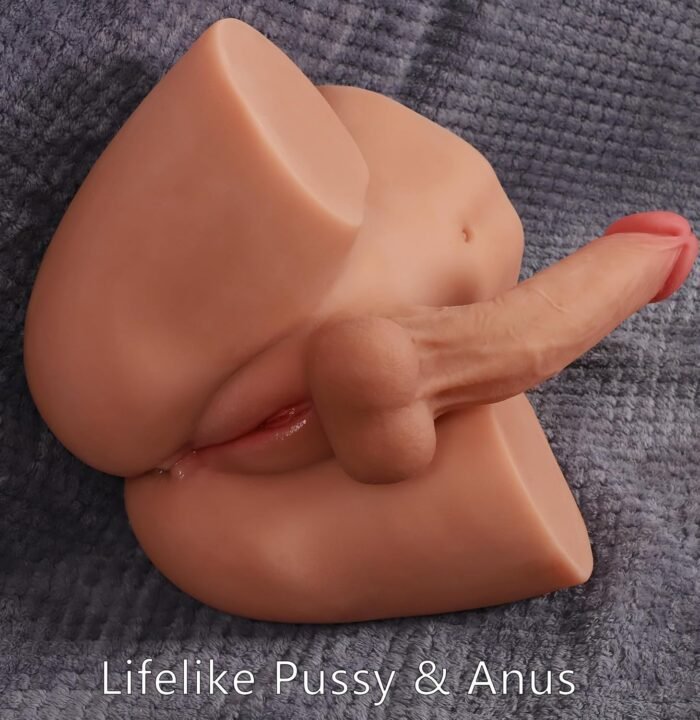 13LB Male Sex Doll for Women - Realistic Sex Doll for Men Trans Sex Doll Shemale Sex Doll Torso with 7in Flexible Dildo Vagina Anus Sex Dolls Sex Torso Adult Toys Gay Sex Toys for Men Women Couples - Image 2