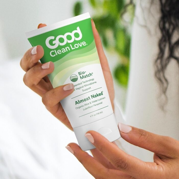Good Clean Love Almost Naked Organic Water-Based Lube, Personal Lubricant with Aloe Vera, Safe for Adult Toys & Condoms, pH-Balanced, Intimate Wellness Gel for Men & Women, 95% Organic, 1.5 Oz - Image 10