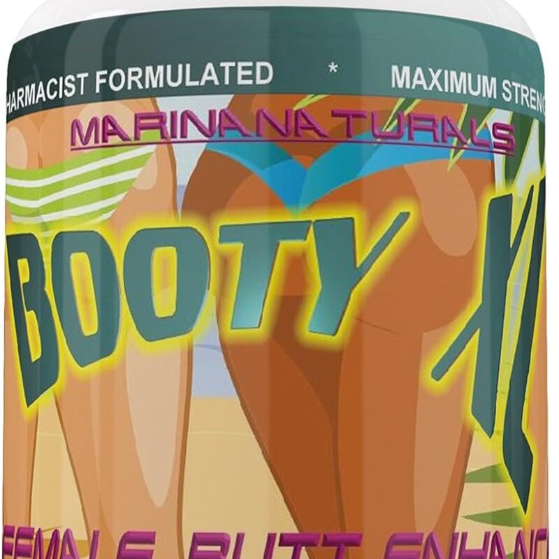 BOOTY XL Best Female Butt Enhancement & Enlargement Pills, Get a Firm, Fuller & Sexy Buttocks, Butt Enhancer. 2600Mg Formula (The Most Dense & Complete Formula Online).