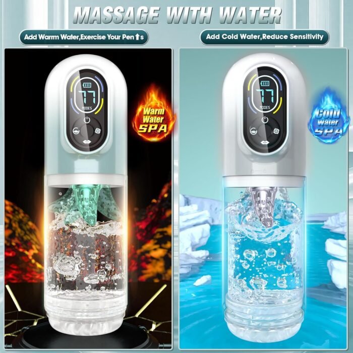 Automatic Male Masturbator Male Sex Toys, Sex Toys for Men Penis Pump with 7 Sucking & Vibrating & Thrusting & Rotating & Licking, Mens Sex Toy Adult Toys Blowjob Sex Machine Pocket Pussy Male Stroker - Image 6