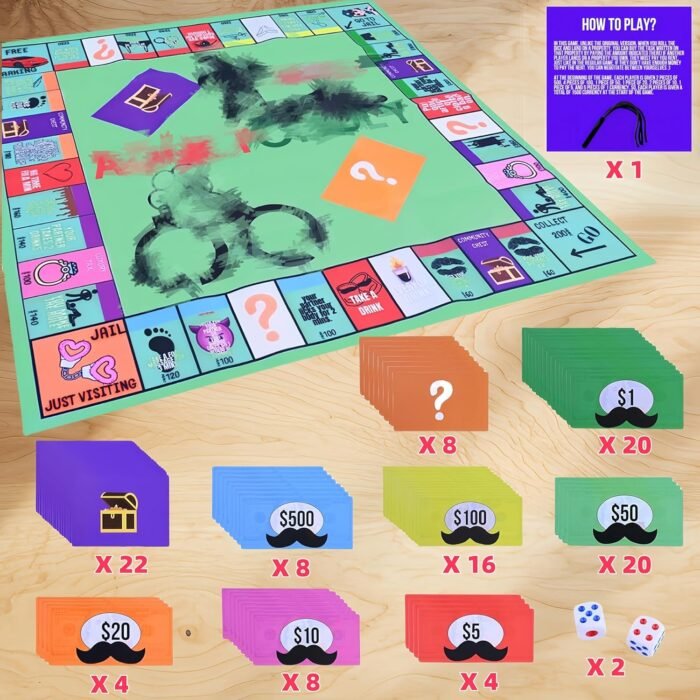 Couple Opoly Board Game, A Portable Couples Game That Can Ignite Passion & Build Relationships As Well As Enhance Mutual Affection - Image 2