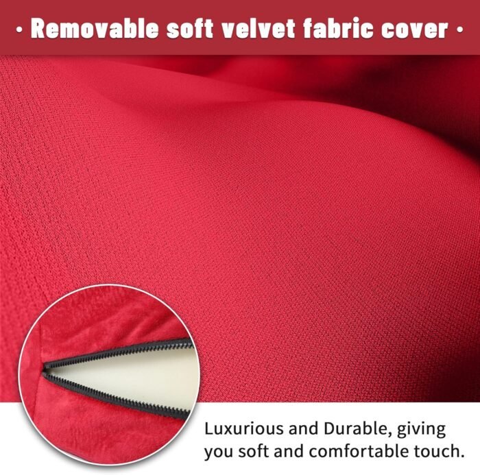 Sex Pillow Wedge Position Pillow Sex Furniture Foam Sex Cushion and Dice Sex Games for Adult Couples (Red) - Image 6