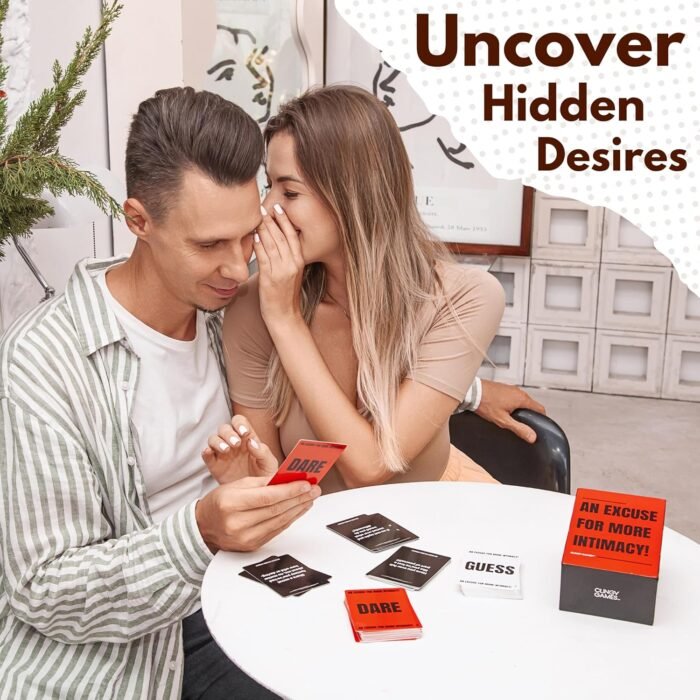 Romantic Couples Games for Adults - Fun Card Games for Date Night - an Excuse for More Intimacy - Perfect Couples Gift Ideas for Connection - Spicy Dares and Questions - Image 3
