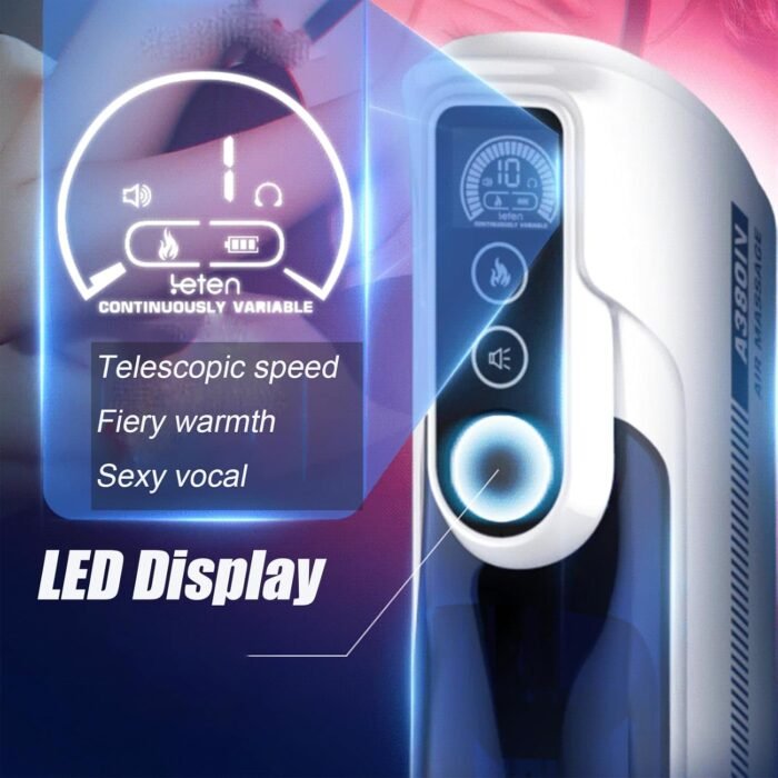 Male Masturbators Cup Male Masterbator Men Sex Toy Men Adult Toys Vibrating Sucking Twisting Modes Sucking Pussy Penis Suction Pump Sleeve Hands Free Heating Male Vibrating Stroker Adult Toy for Men - Image 7
