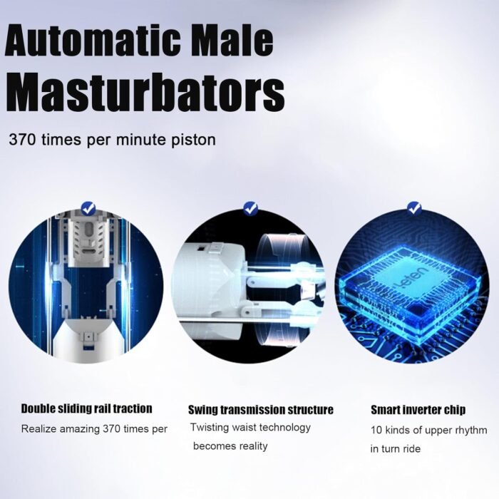 Male Masturbators Cup Male Masterbator Men Sex Toy Men Adult Toys Vibrating Sucking Twisting Modes Sucking Pussy Penis Suction Pump Sleeve Hands Free Heating Male Vibrating Stroker Adult Toy for Men - Image 8