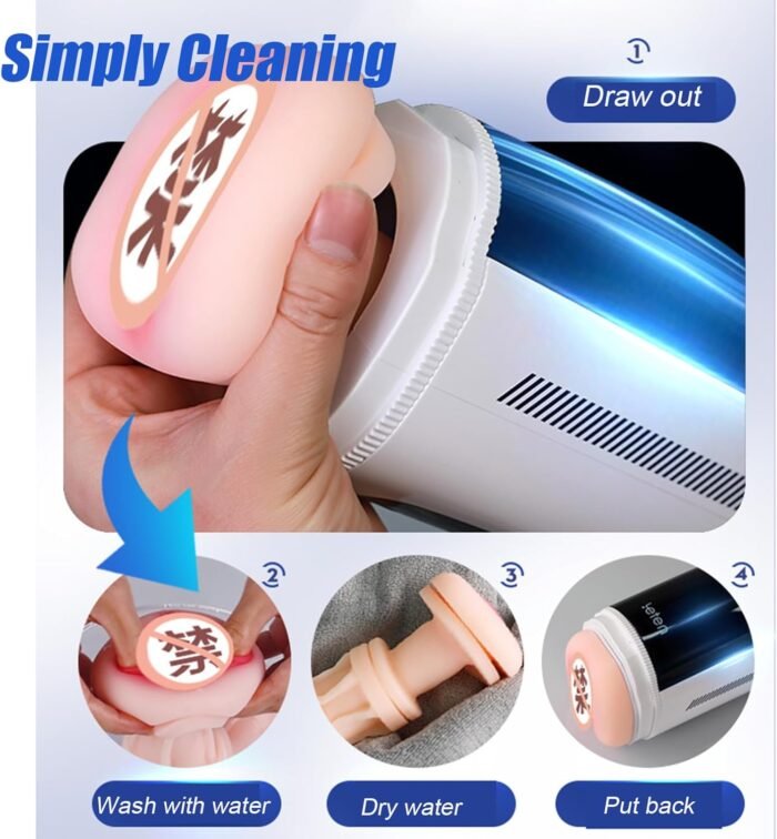 Male Masturbators Cup Male Masterbator Men Sex Toy Men Adult Toys Vibrating Sucking Twisting Modes Sucking Pussy Penis Suction Pump Sleeve Hands Free Heating Male Vibrating Stroker Adult Toy for Men - Image 9