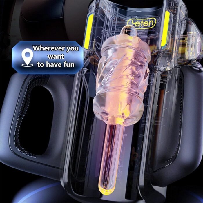 Male Masterburbater Vibrating Male Masturbator Sex Toy for Men Male Masturbator Male Sex Toys for Men-Pocket Pussy Penis Pump Adult Male Sex Toys Male masturbator Retractable Functions - Image 2