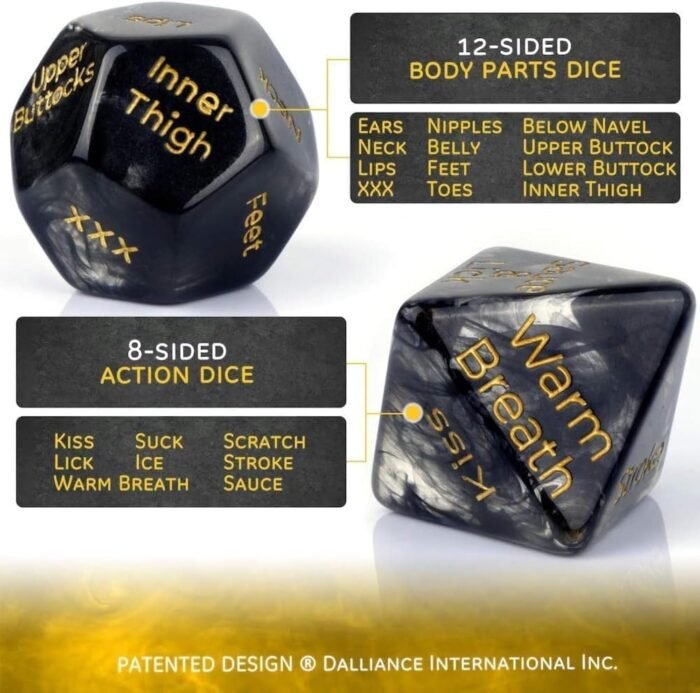 1Set Sex Position Card & 4pcs Black Sex Dice Set - Fun Card Poker Position Couple Game for Date Night - Couples Drinking Game for Adults - Deeper Relationship Connection Card Games Sweater - Image 3
