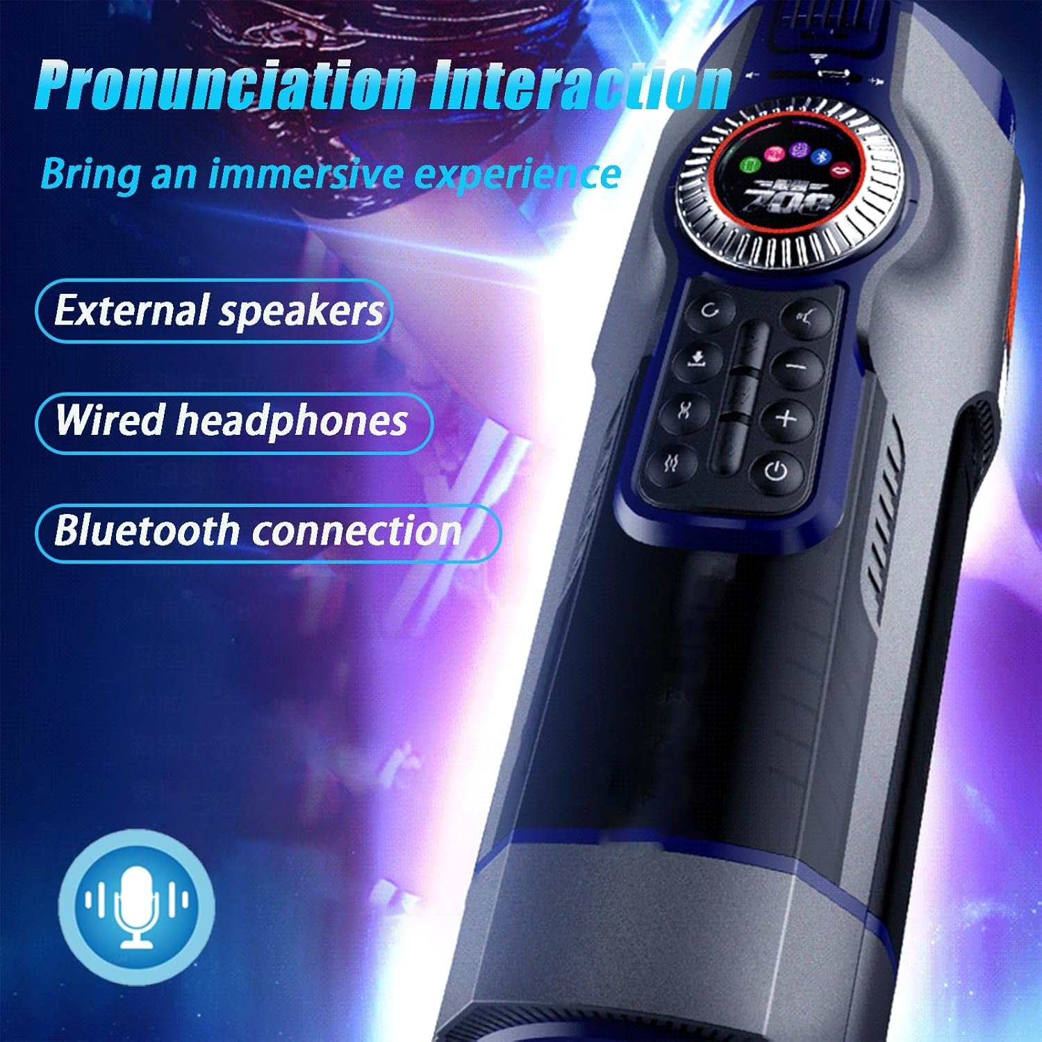 Sex Toys Automatic Male Masturbator Penis Pump Adult Toys Sex Toys for Men Hands Free 6 Thrusting & 9 Vibrating Male Stroker Male Masturbator Pocket Pussy Male Sex Toy Sex Toy Men Male Masturbation - Image 6
