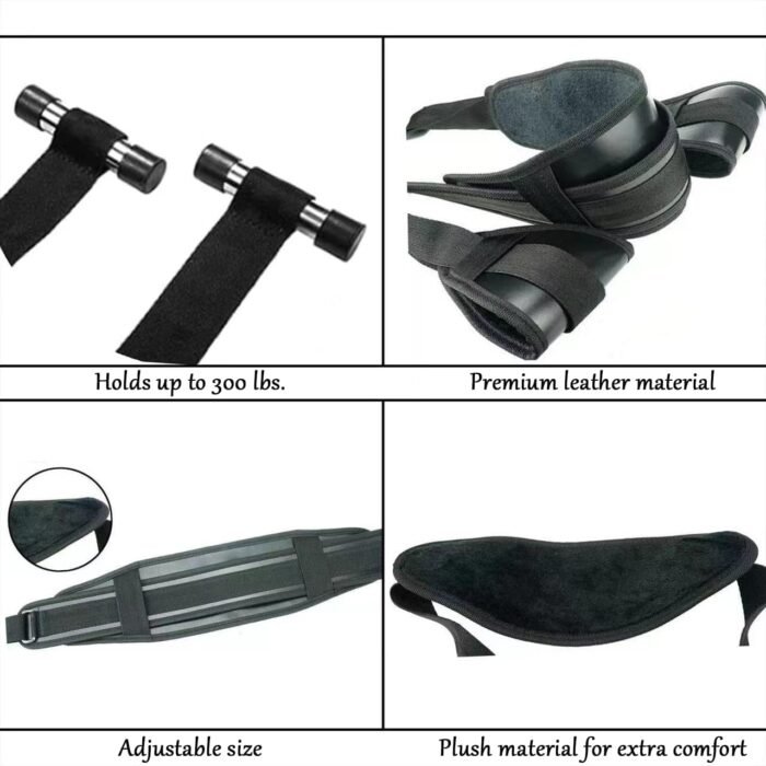 Couples Sex Swing Erotica, Sex Positions Lovegate Sling with Thick Foam Cushion and Adjustable Straps, Promotes Couples bonding, Adult Sex Play up to 300 lbs Weight Capacity, - Image 3