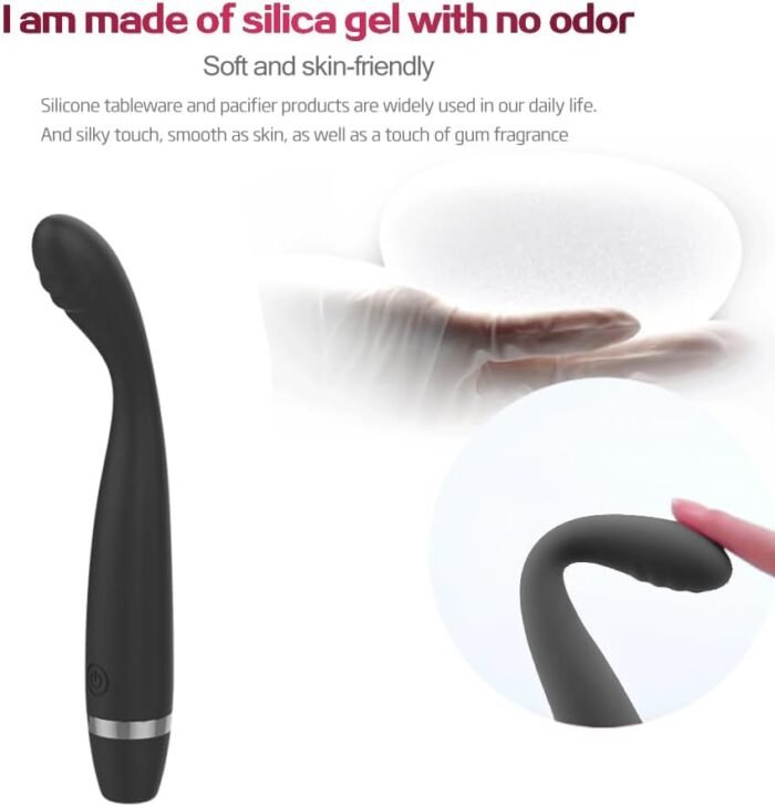 10 Modes Quiet Powerful Massage Stick for Women Relaxion Pleasure，Waterproof Rechargble Handheld Electric Travel Pocket Portable Massage QB03132 - Image 5