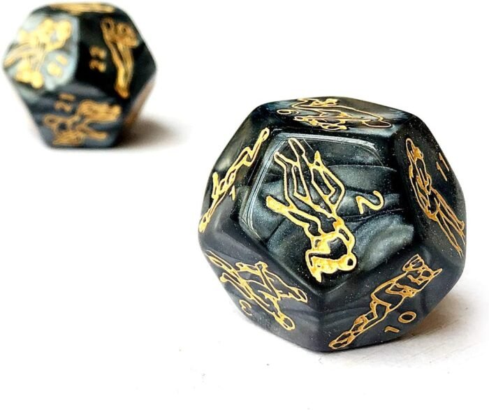 2025 Newly 4Pcs Black Sex Dice Set for Couples Naughty Sex Dice for Couples Game Dice Games for Adults Party Bedroom Sweater AXS2KJ6 - Image 4