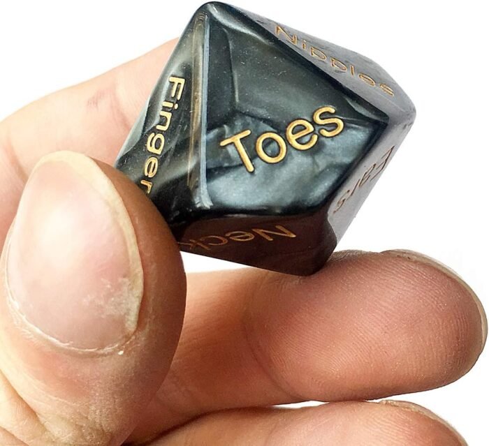 2025 Newly 4Pcs Black Sex Dice Set for Couples Naughty Sex Dice for Couples Game Dice Games for Adults Party Bedroom Sweater AXS2KJ6 - Image 5