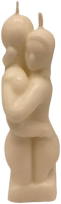 White – Erotic Couple Shape - Spellcasting Candle – Wicca - Hoodoo-by Natural Farms
