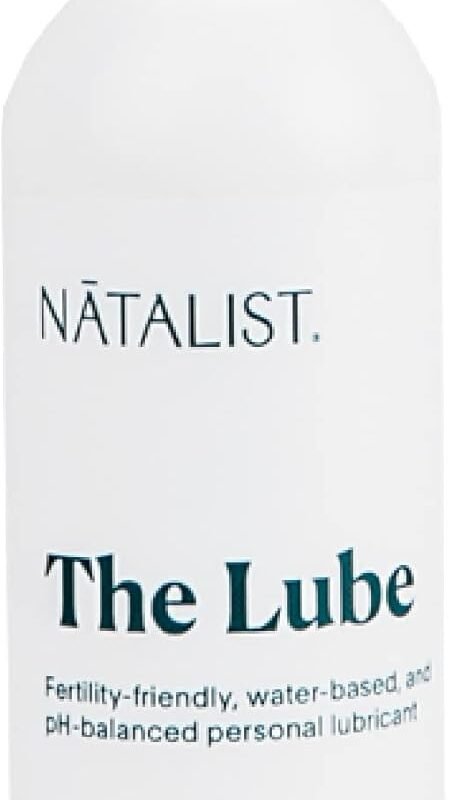 NATALIST The Lube Fertility Friendly Lubricant for Women Men, Couples Trying to Conceive Natural Feeling Frictionless Lubrication, Water-Based & Paraben-Free, Rose Scented - 2 Fl oz