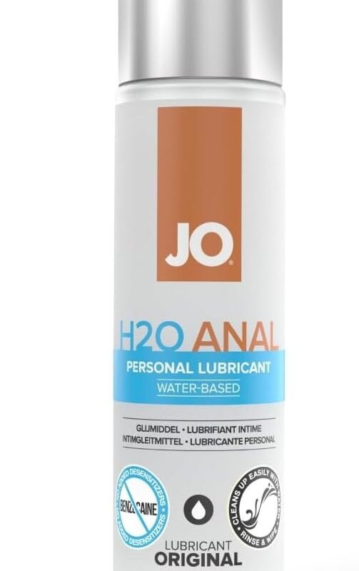 JO Original Anal Water-Based Personal Lubricant, Lube for Men, Women and Couples, 8 Fl Oz