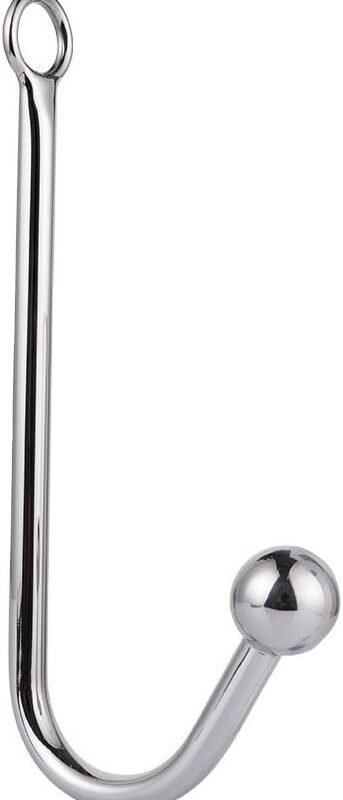 Metal Anal Hook Fetish Bondage Hook Sex Toys Steel Anal Rope Hook Bondage with Anal Ball Sex Games Unisex Fetish Toy for Couple Lovers