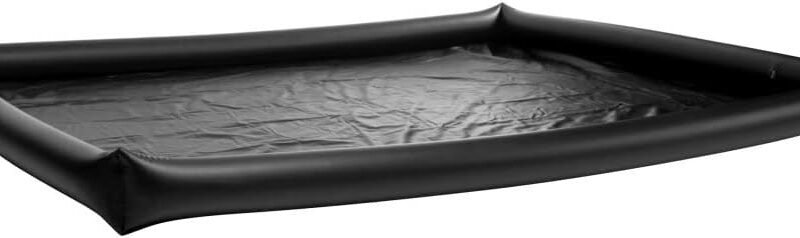Nuru Inflatable Vinyl Massage Sheet/Erotic Massage for Women, Men, Couples