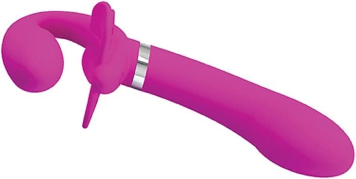 Valerie Strapless Strap On - Fuchsia - Image 4