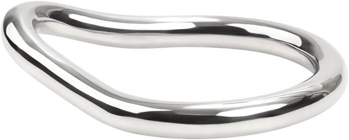 FST Metal Cock Ring Stainless Steel Cock Ring in 7 Sizes Penis Ring for Delay Ejaculation Lasting Erection Smooth Arc Pleasure Ring Erection Rings for Men (1.88 Inch) - Image 9