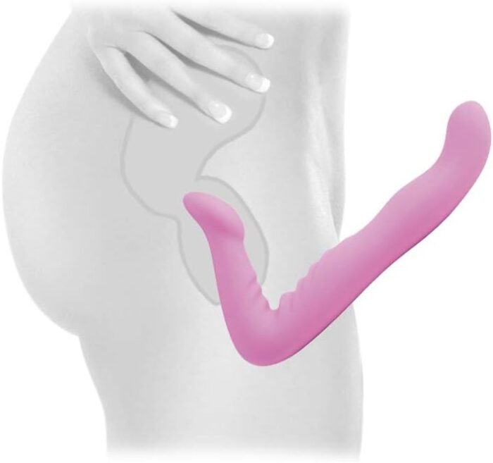 Fetish Fantasy Elite Strapless Strap On 8" Pink - Image 4