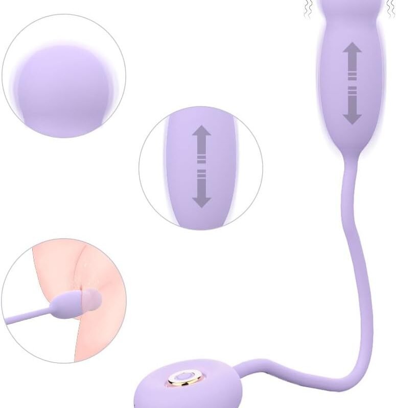 10 Frequency Mini Bullet Love Eggs Portable Massage Balls Female Pleasure Waterproof Silicone Toys Massage Diving Eggs Female Wearable Tools Powerful Mini Stick for Foot Muscle Relaxation