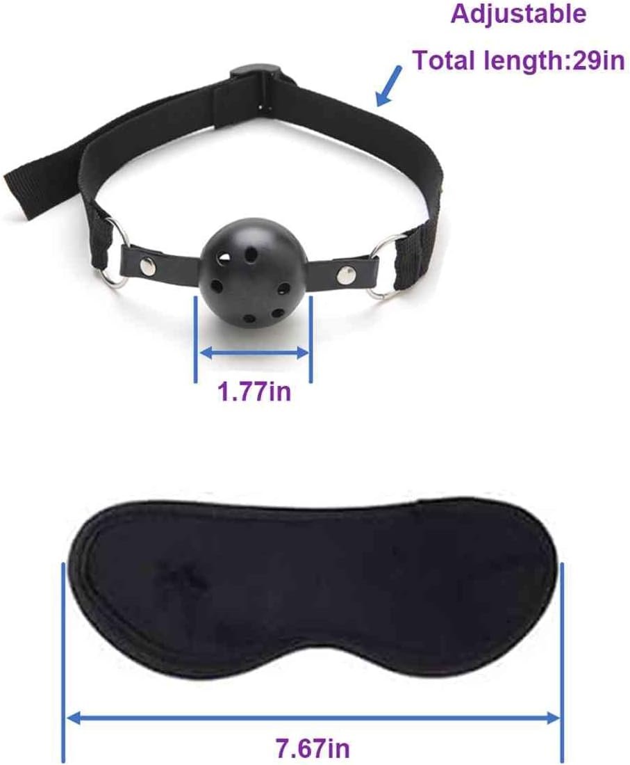 BDSM Sex Bed Bondage Restraints Kit for Couples King Bed for Ankle and Wrist Bar Women Sex Resistance Bands Bed for Neck Ankle Straps Sex Handcuffs Hand Cuff Bracelets Set for Adults Bedroom Sweater - Image 3