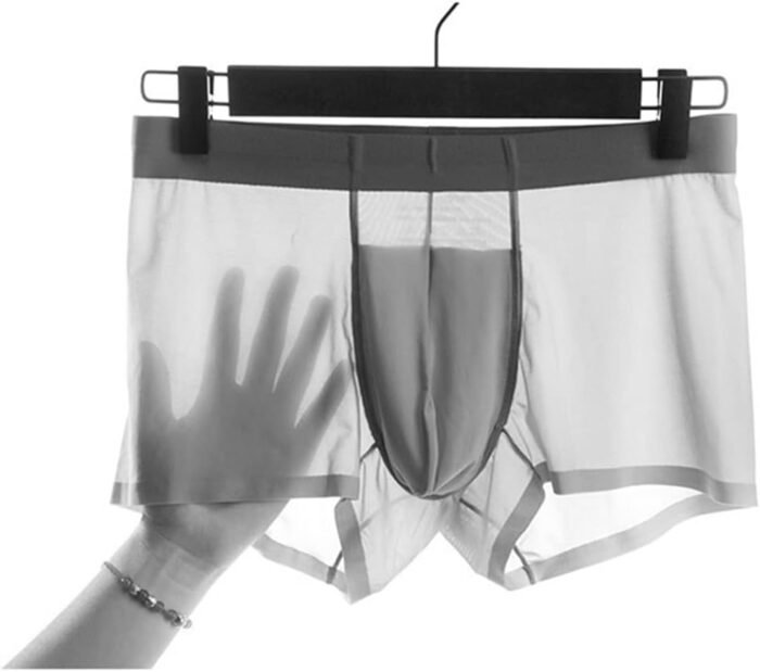 GAOGAO Breathable Ice Silk Men's Underwear Sweat Absorbing Fitness Sport Boxer Briefs Fast Drying - Image 7