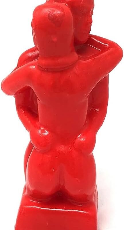 Red– Erotic Couple Shape - Spellcasting Candle – Wicca - Hoodoo-by Natural Farms