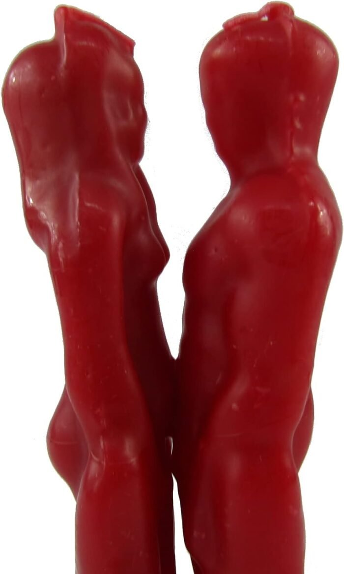 CircuitOffice Red Face to Face Lovers Couple Candle - Love Ritual - Fall in Lust with Me Spell - Image 3