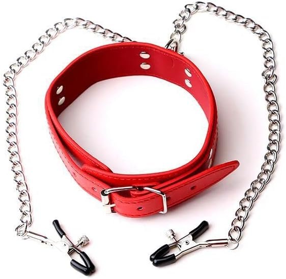 Adult Products Alternative Toys Sexy Breast Clips with Collars Couples Foreplay Flirting Special Bundled Bondage Set