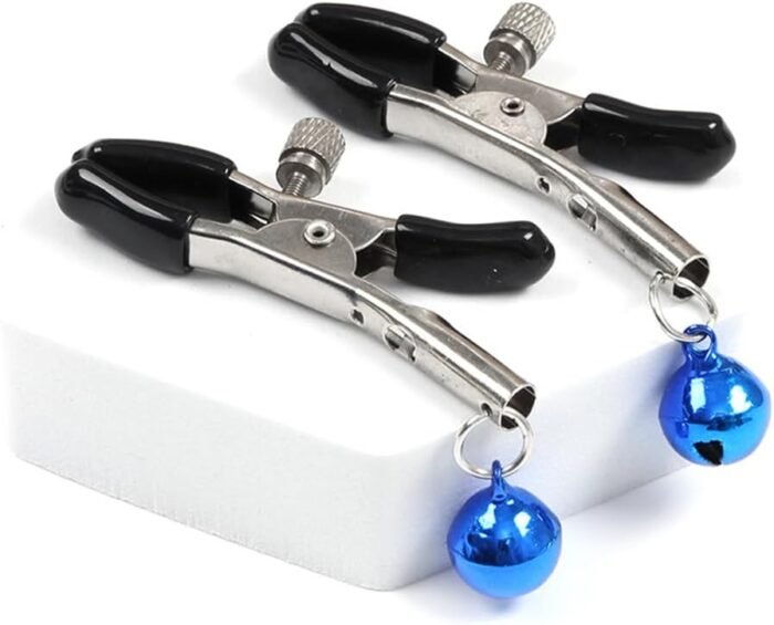 BDSM Sex Bondage Kit Restraints, 7 Pcs Sex Toys Kit for Bondaged Restraints with Handcuffs Sex Blindfold Whip Nipple Clamps Adult Games Sex Toys for Men Women Couples Blue - Image 5