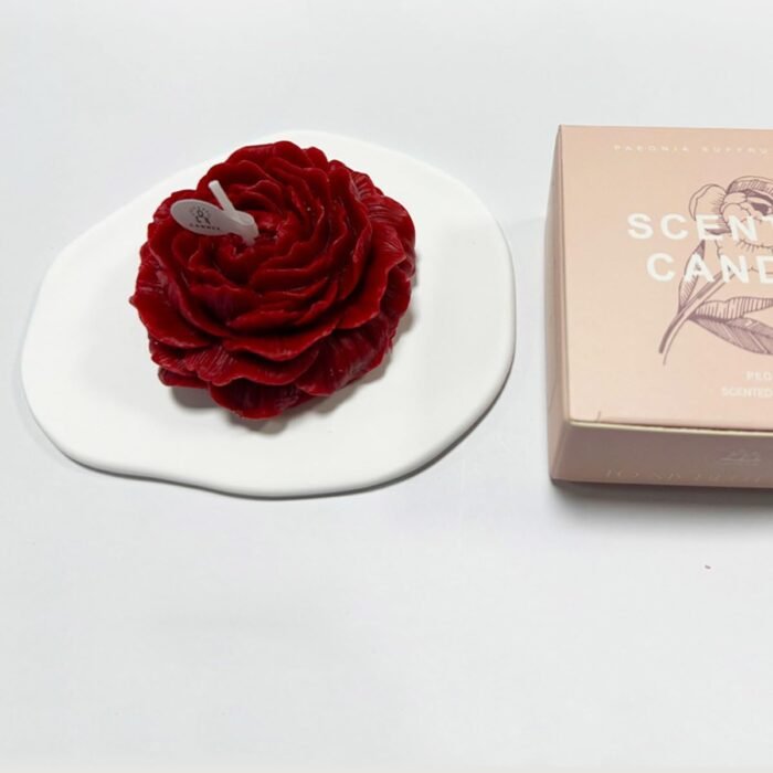4 Pcs Low Temperature Candles Red Rose Flower Shaped Scented Candles Low Heat Romantic Wax Play Candles for Lovers Couples Wedding - Image 6