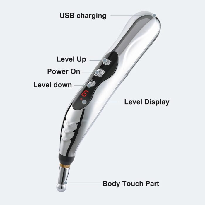 Electric Shock Wand with 9 Levels, Rechargeable BDSM Electric Stick Sex Game Kinky SM Tool Adult Sex Toy for Couples - Image 2