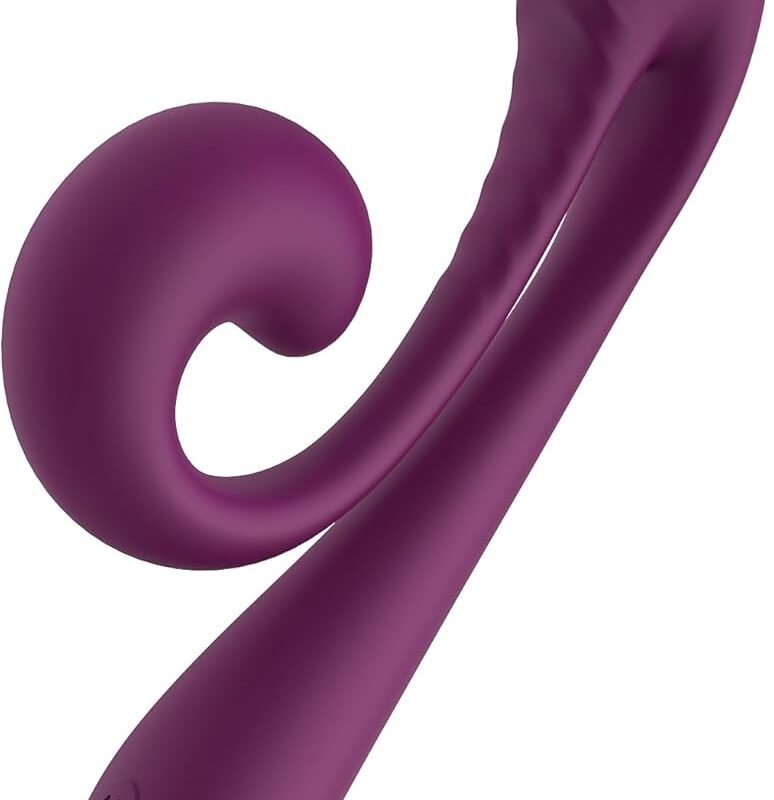 Tracy's Dog Dual Rabbit Vibrator - Dildo Adult Sex Toys for Women & Couples, Clitoral & G-Spot Stimulation, Dual Motors, 10 Vibration Modes, USB Magnetic Charging, Fully Waterproof, Body-Safe Silicone